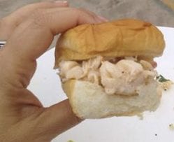 spiny lobster slider