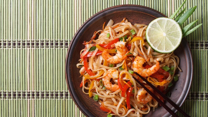 Pad Thai with Florida Shrimp