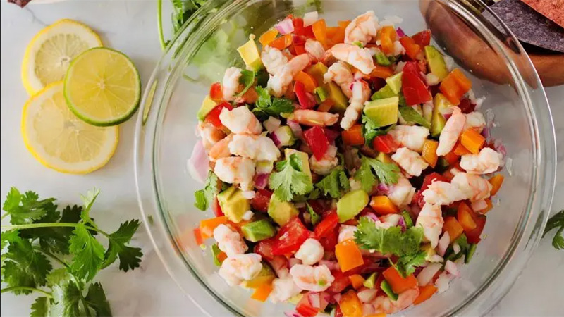 Ceviche with Key West Pink Shrimp and Avocado