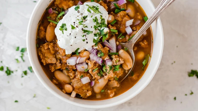 White Bean Turkey Chili