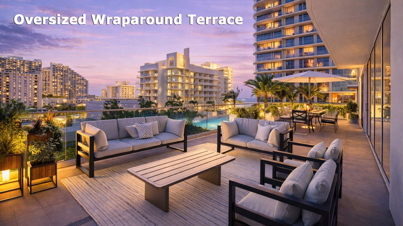 Condo with huge terrace on Fort Lauderdale Beach