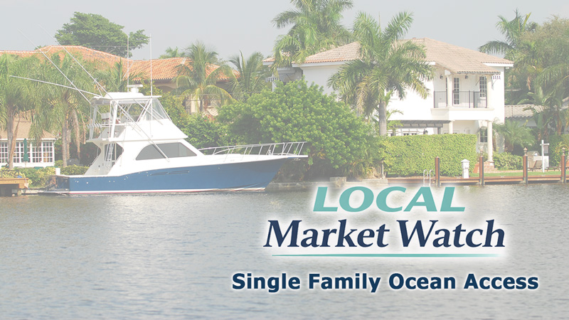 Local Market Watch – Single Family Ocean Access