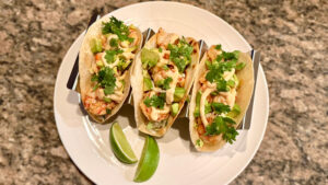 Key West Pink Shrimp Tacos